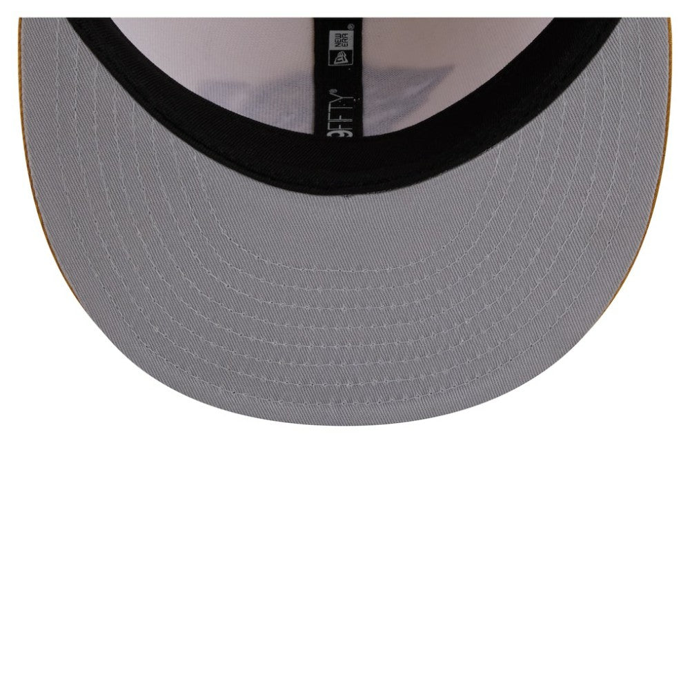 NHL Utah Mammoth New Era Colorpack Two-Tone 59FIFTY Fitted Hat - Cream/Tan
