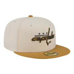 NHL Washington Capitals New Era Colorpack Two-Tone 59FIFTY Fitted Hat - Cream/Tan
