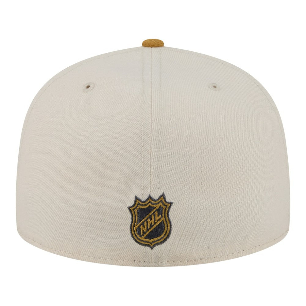 NHL Washington Capitals New Era Colorpack Two-Tone 59FIFTY Fitted Hat - Cream/Tan
