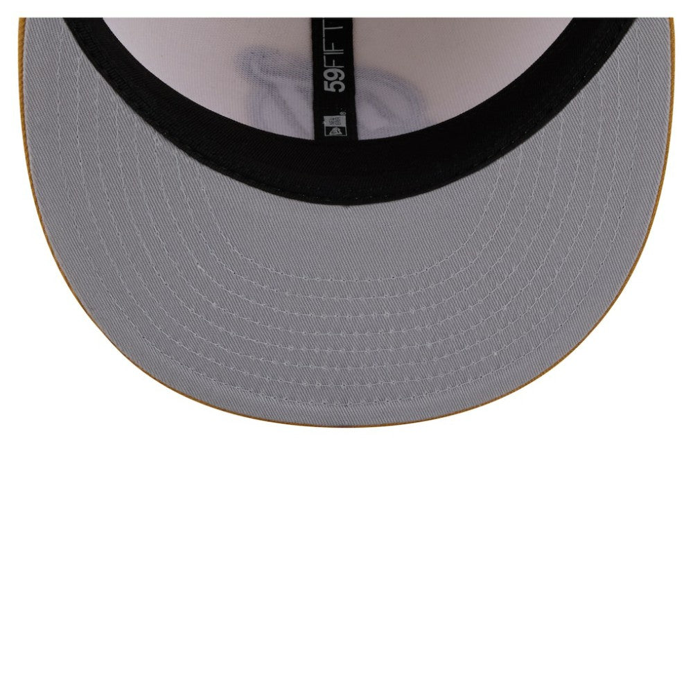 NHL New Jersey Devils New Era Colorpack Two-Tone 59FIFTY Fitted Hat - Cream/Tan