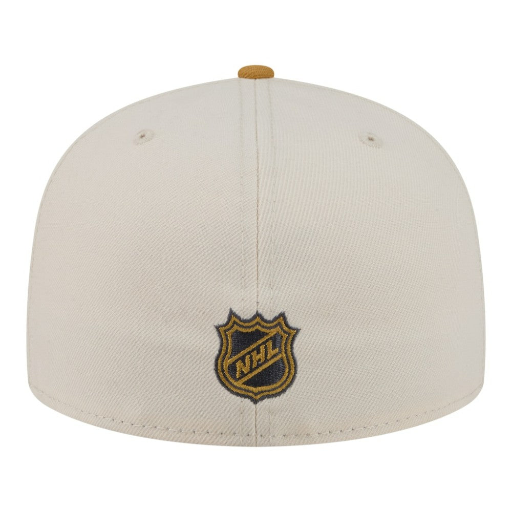 NHL Florida Panthers New Era Colorpack Two-Tone 59FIFTY Fitted Hat - Cream/Tan