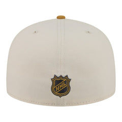 NHL Edmonton Oilers New Era Colorpack Two-Tone 59FIFTY Fitted Hat - Cream/Tan