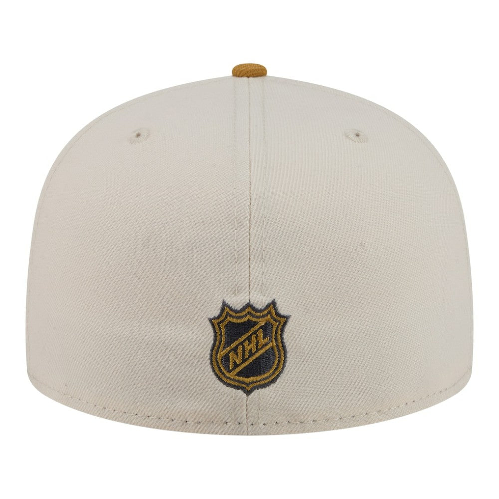 NHL Los Angeles Kings New Era Colorpack Two-Tone 59FIFTY Fitted Hat - Cream/Tan