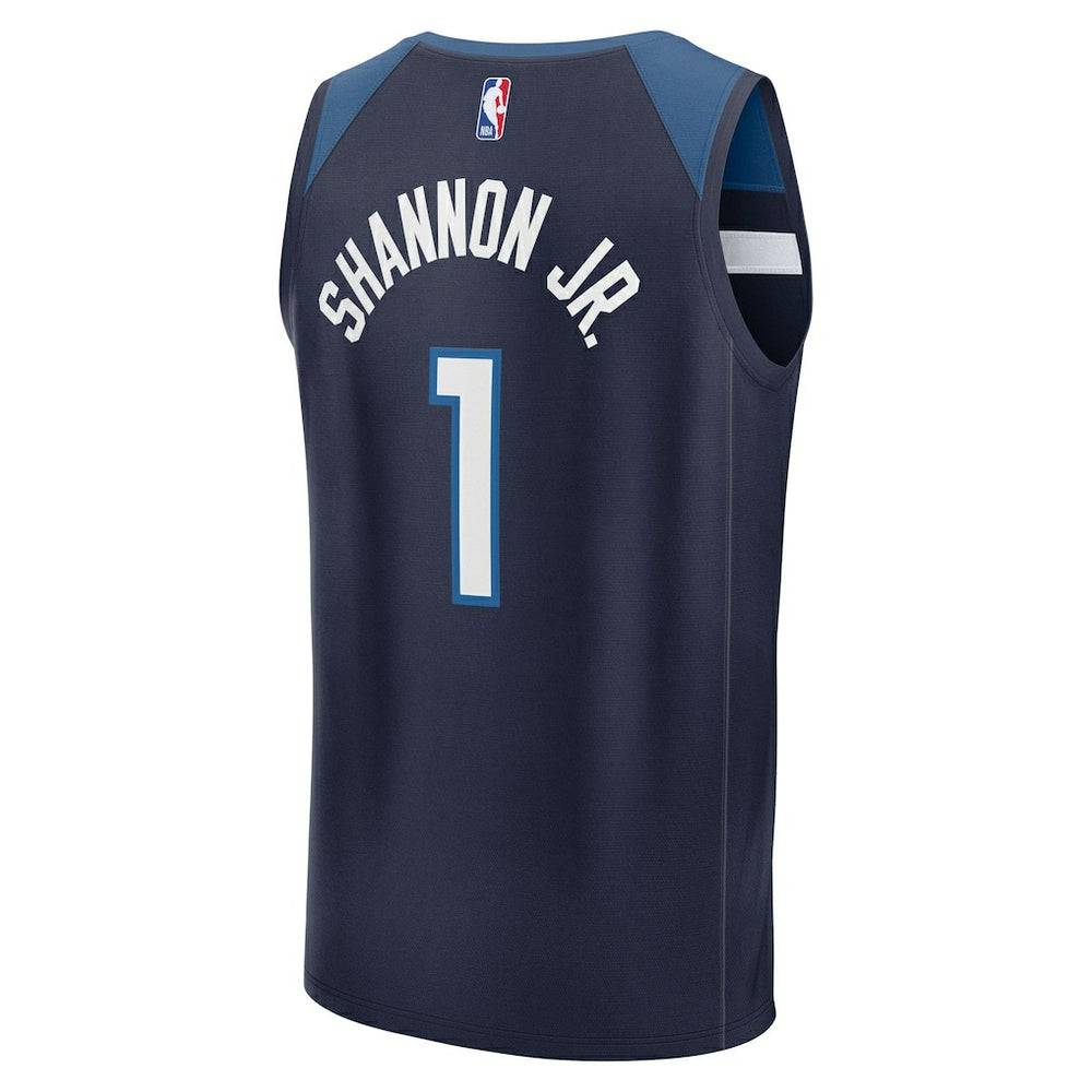 Terrence Shannon Jr. Minnesota Timberwolves Fast Break Replica Jersey Navy Icon Edition
