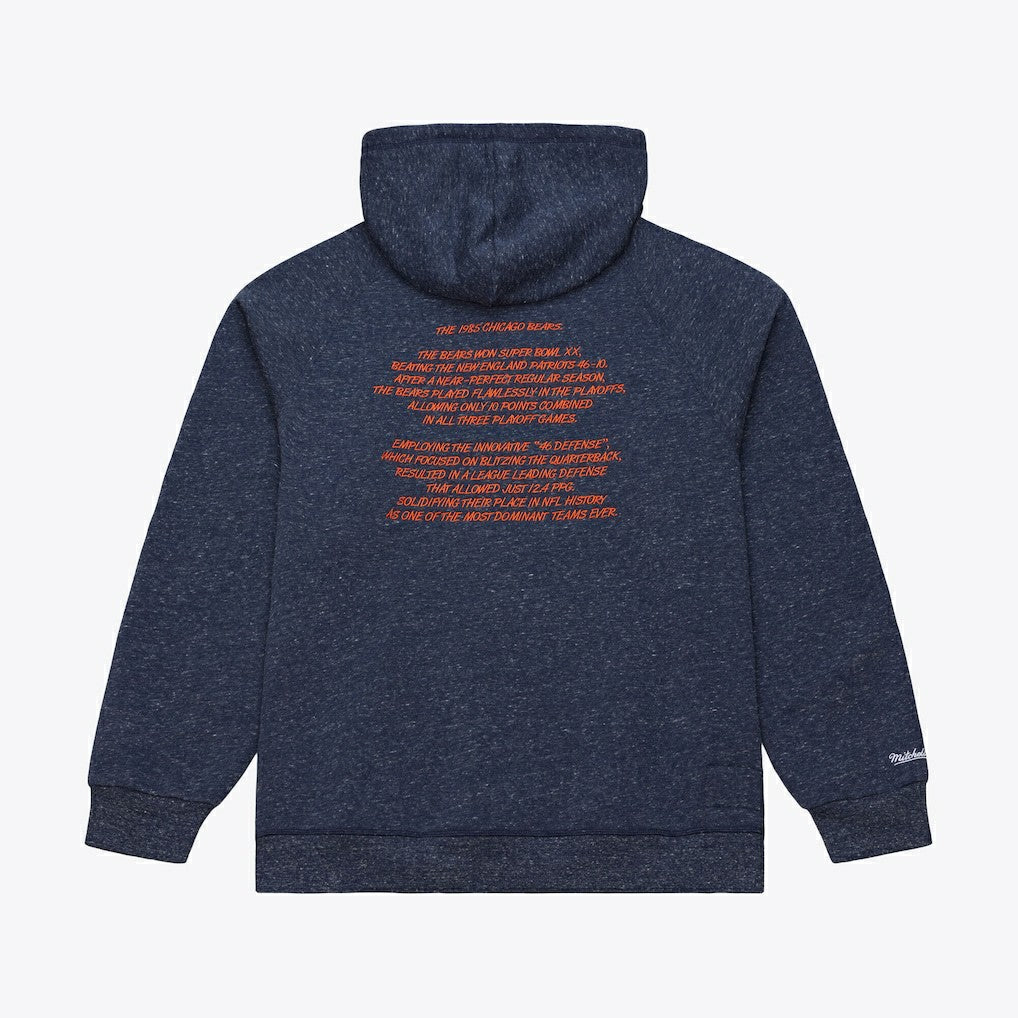 Chicago Bears 1985 Super Bowl Champions Winning Streak Hoodie Navy