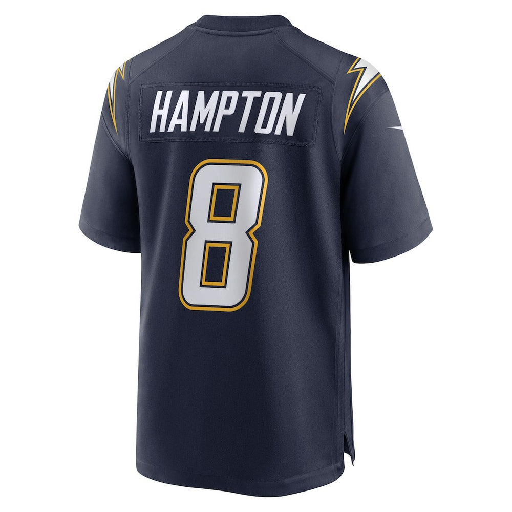 Omarion Hampton Los Angeles Chargers Alternate Super Chargers Game Player Jersey Navy