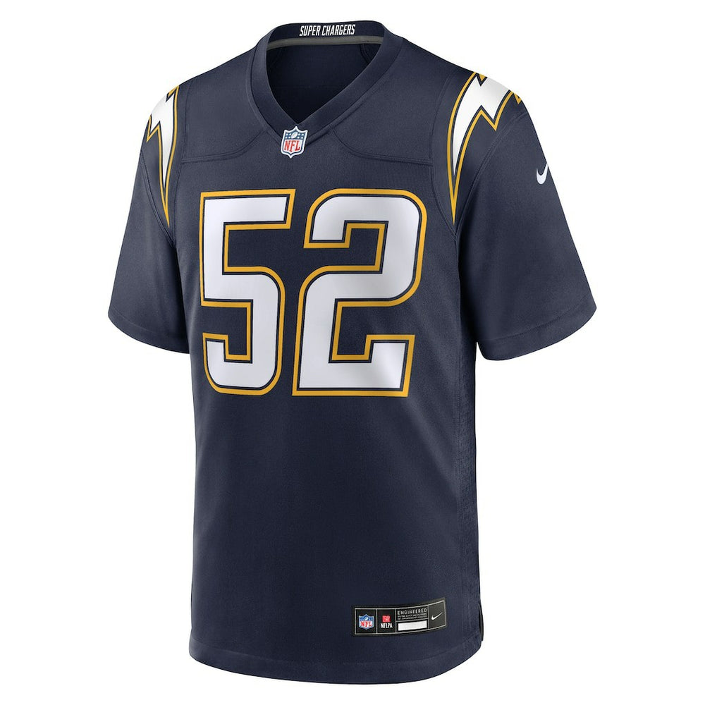 Khalil Mack Los Angeles Chargers Alternate Super Chargers Game Player Jersey Navy