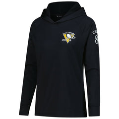 NHL Sidney Crosby Pittsburgh Penguins Levelwear Women's Impression Name & Number Raglan Hoodie - Black