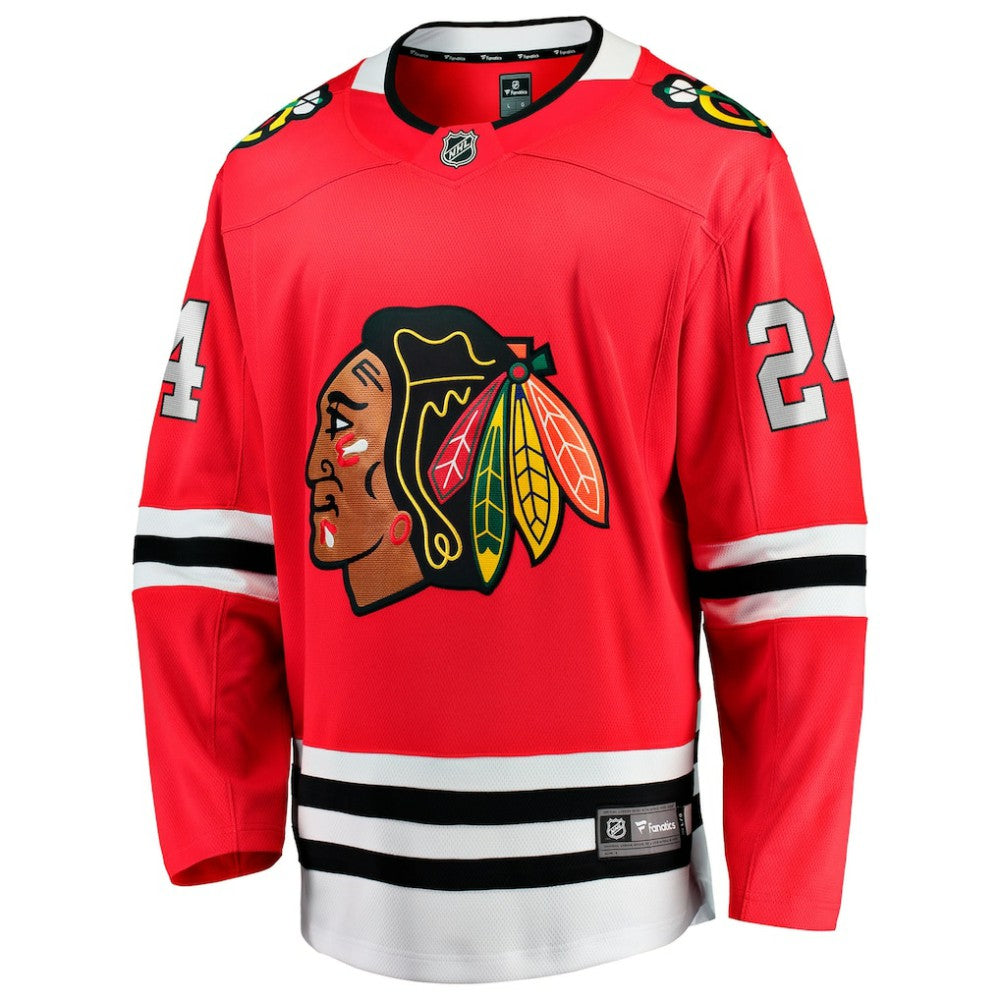 NHL Sam Lafferty Chicago Blackhawks Fanatics Home Breakaway Jersey - Red