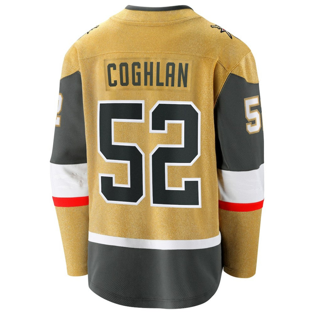 NHL Dylan Coghlan Vegas Golden Knights Fanatics Home Breakaway Jersey - Gold