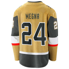 NHL Jaycob Megna Vegas Golden Knights Fanatics Home Breakaway Jersey - Gold