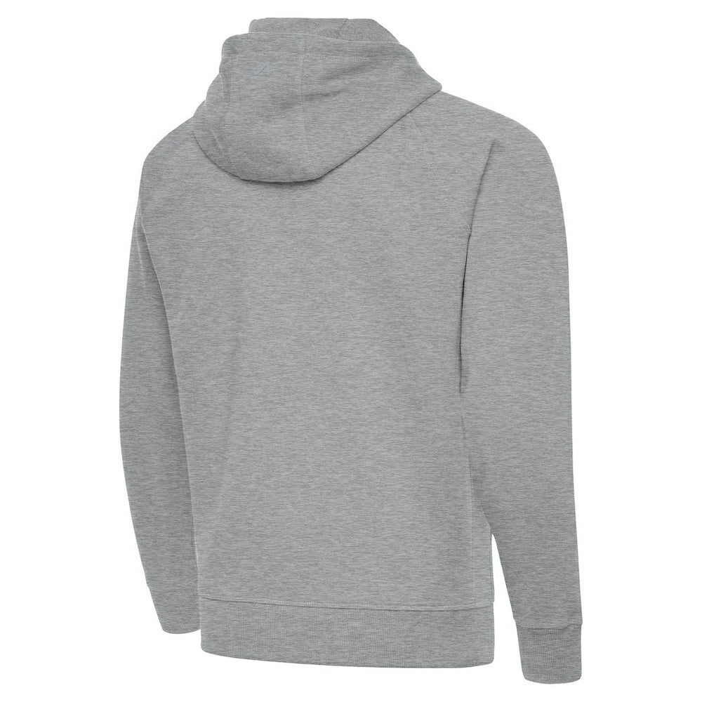 Orlando Magic Antigua New Logo Victory Full-Zip Hooded Sweatshirt Heather Gray