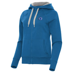 Orlando Magic Antigua Women's New Logo Victory Full-Zip Hooded Sweatshirt Blue