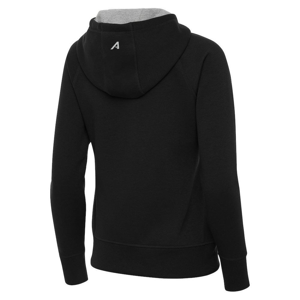 Orlando Magic Antigua Women's New Logo Victory Full-Zip Hooded Sweatshirt Black