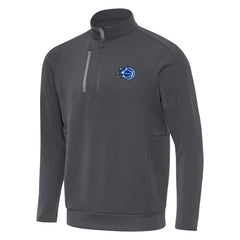 Orlando Magic Antigua New Logo Generation Quarter-Zip Pullover Top Pewter