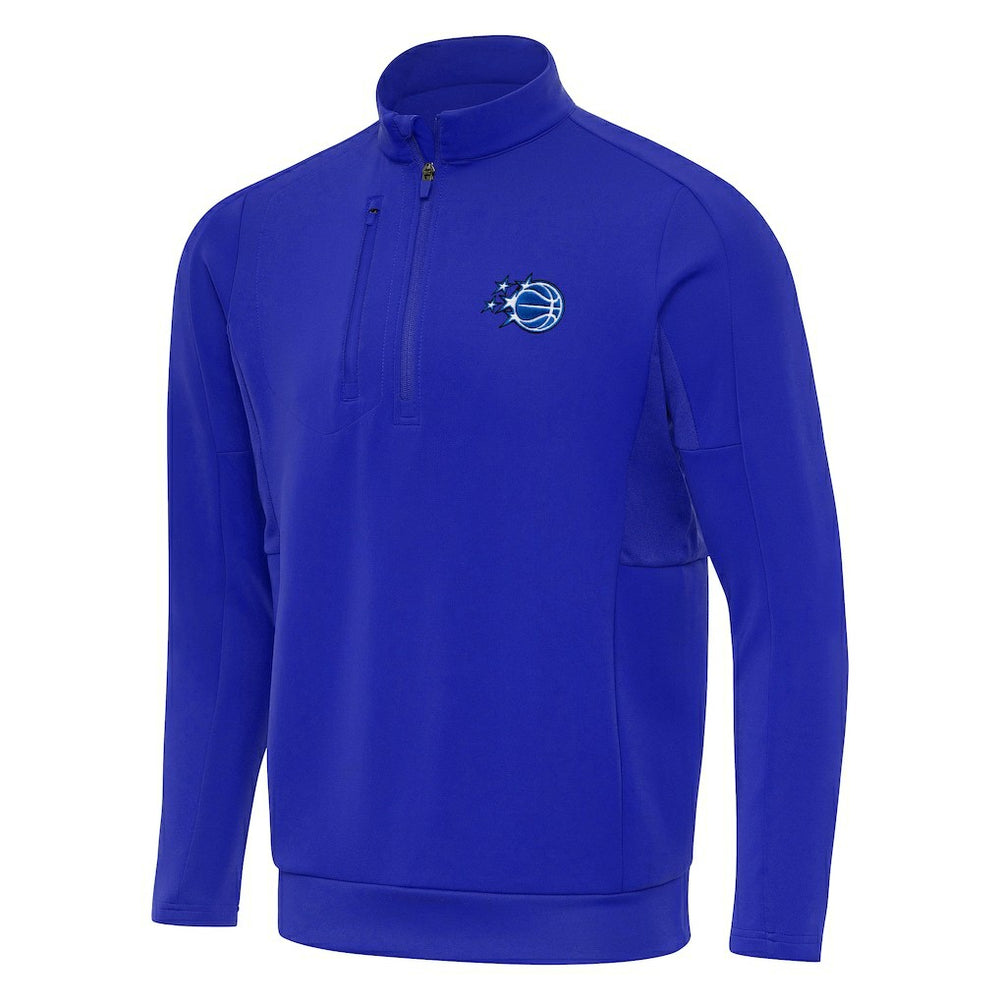 Orlando Magic Antigua New Logo Generation Quarter-Zip Pullover Top Royal