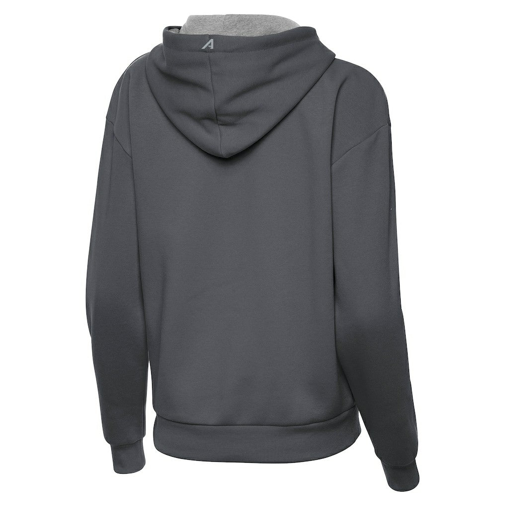 Orlando Magic Antigua Women's New Logo Victory Pullover Hoodie Charcoal