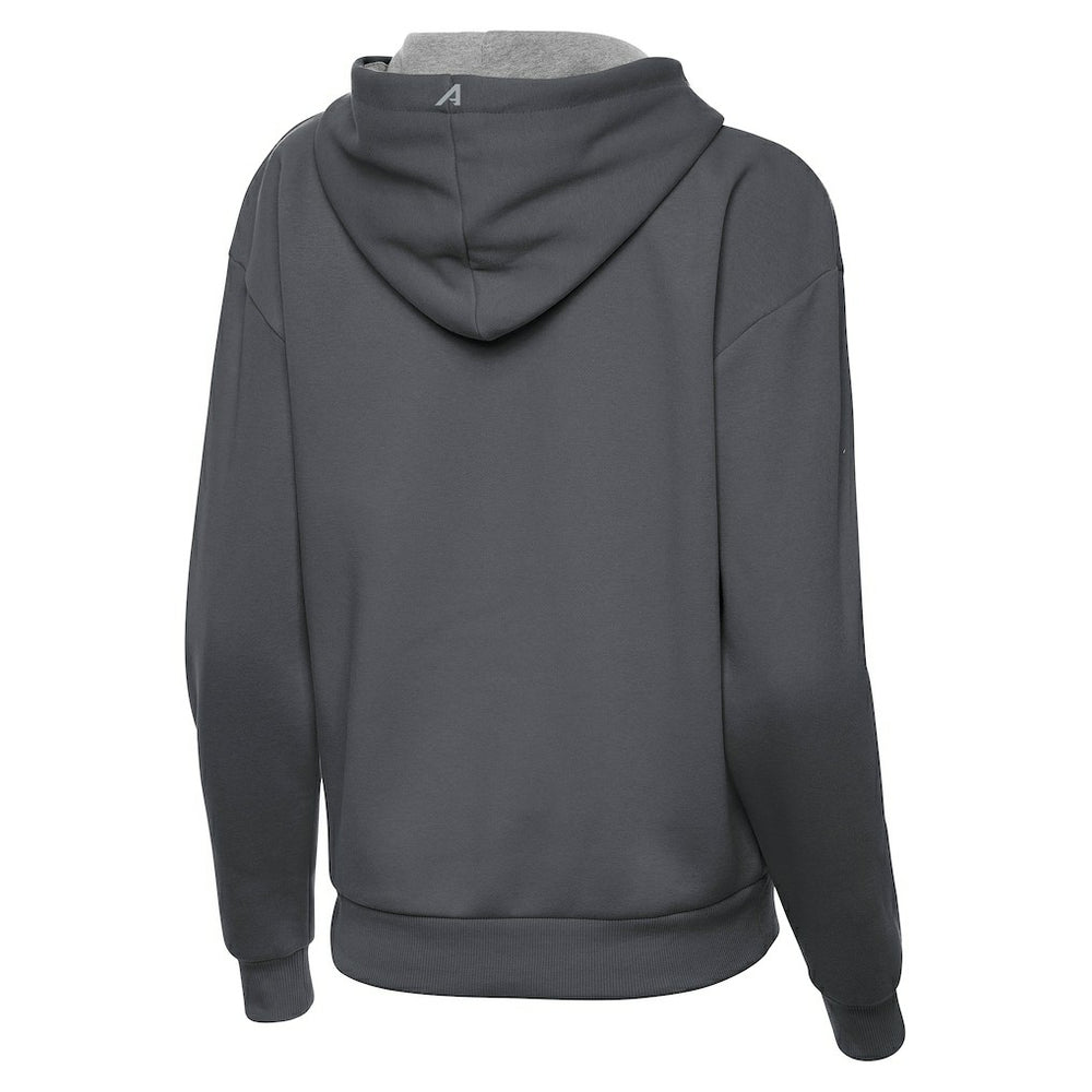 Orlando Magic Antigua Women's New Logo Victory Pullover Hoodie Charcoal