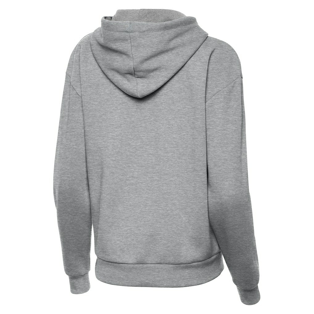 Orlando Magic Antigua Women's New Logo Victory Pullover Hoodie Heather Gray