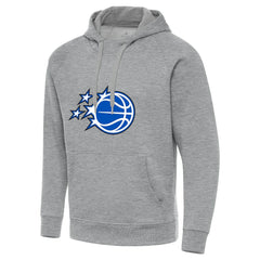 Orlando Magic Antigua New Logo Tall Victory Pullover Hoodie Heather Gray