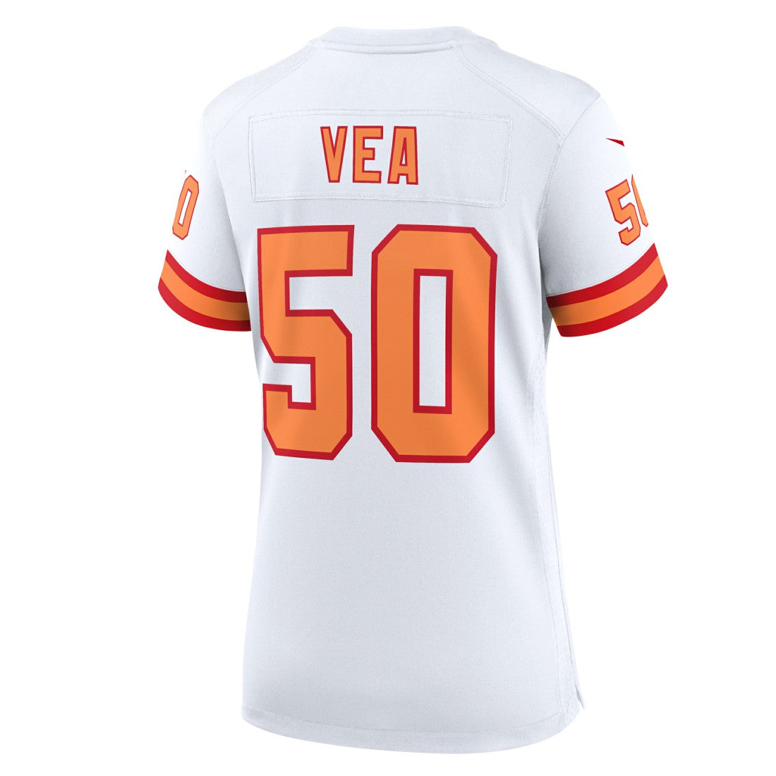 Vita Vea '76 Tampa Bay Buccaneers Women's 50th Season Game Jersey White