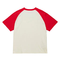 Cincinnati Reds Mitchell & Ness Women's Boyfriend Raglan T-Shirt - Cream T-shirts