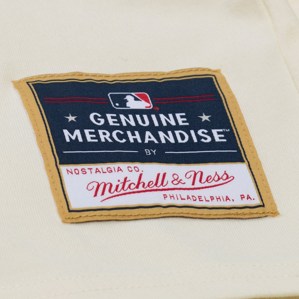 Atlanta Braves Mitchell & Ness Women's Boyfriend Raglan T-Shirt - Cream T-shirts