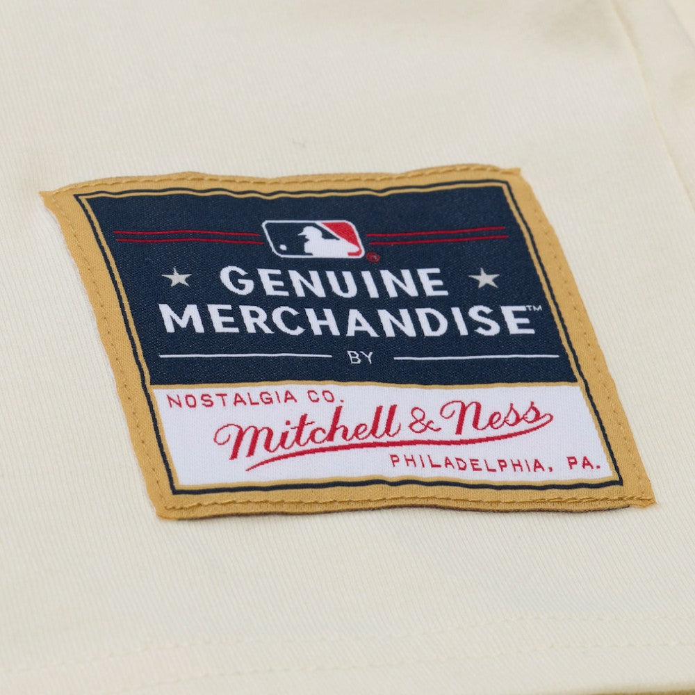 Boston Red Sox Mitchell & Ness Women's Boyfriend Raglan T-Shirt - Cream T-shirts