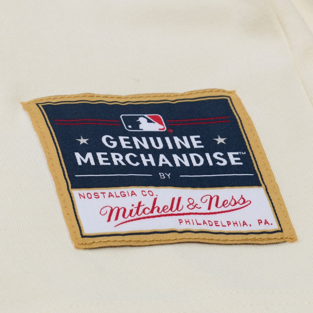 Chicago Cubs Mitchell & Ness Women's Boyfriend Raglan T-Shirt - Cream T-shirts