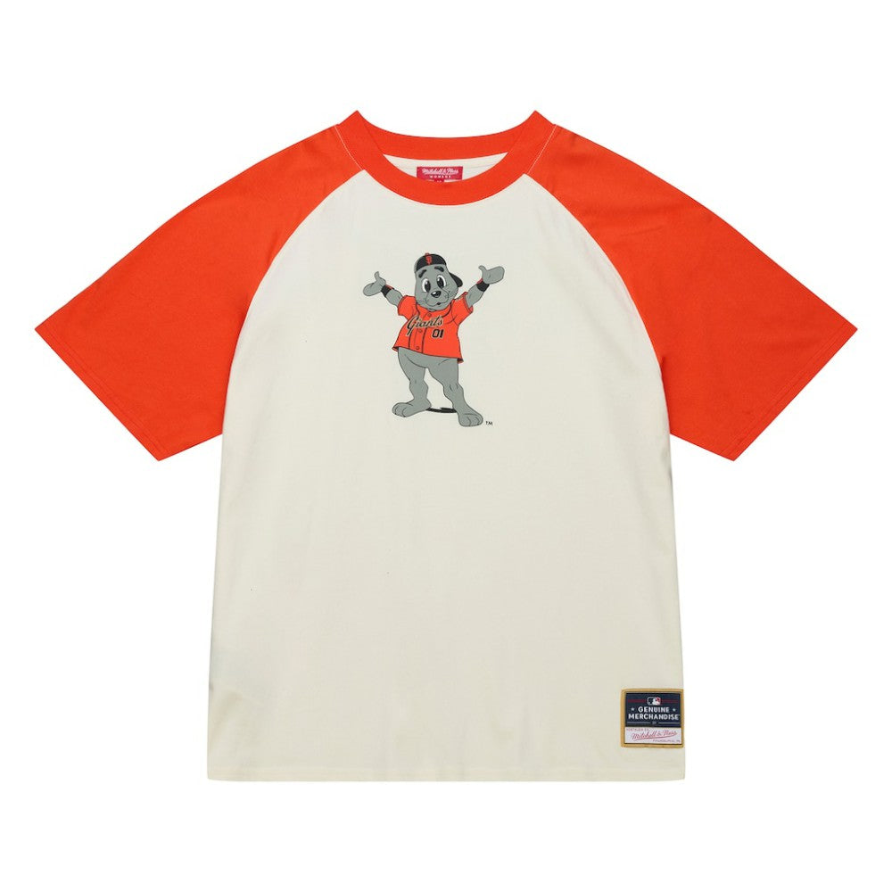 San Francisco Giants Mitchell & Ness Women's Boyfriend Raglan T-Shirt - Cream T-shirts