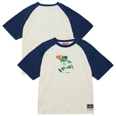 Houston Astros Mitchell & Ness Women's Boyfriend Raglan T-Shirt - Cream T-shirts