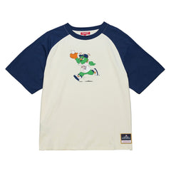 Houston Astros Mitchell & Ness Women's Boyfriend Raglan T-Shirt - Cream T-shirts