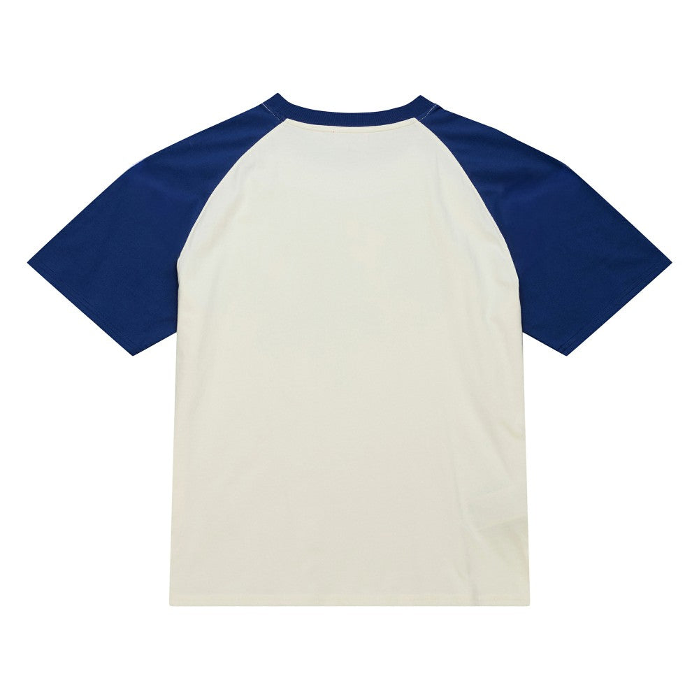 Milwaukee Brewers Mitchell & Ness Women's Boyfriend Raglan T-Shirt - Cream T-shirts