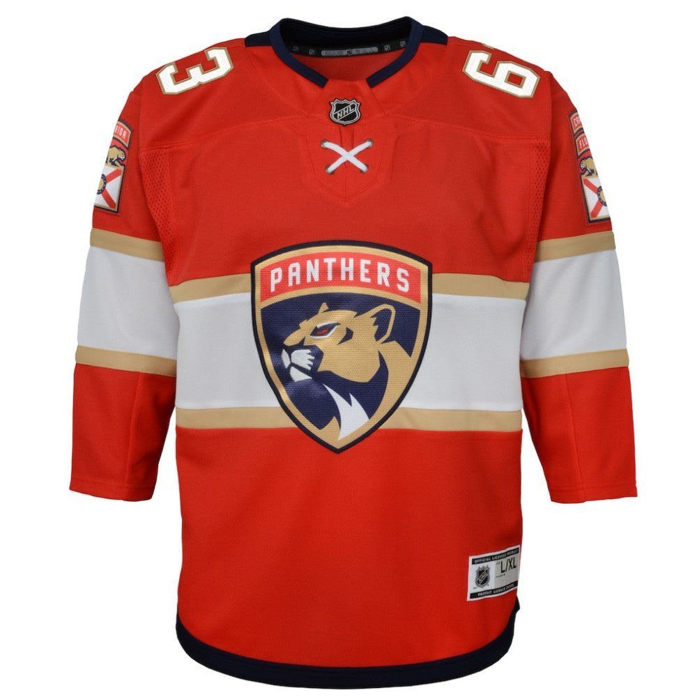 NHL Brad Marchand Florida Panthers Outerstuff Youth Premier Player Jersey - Red