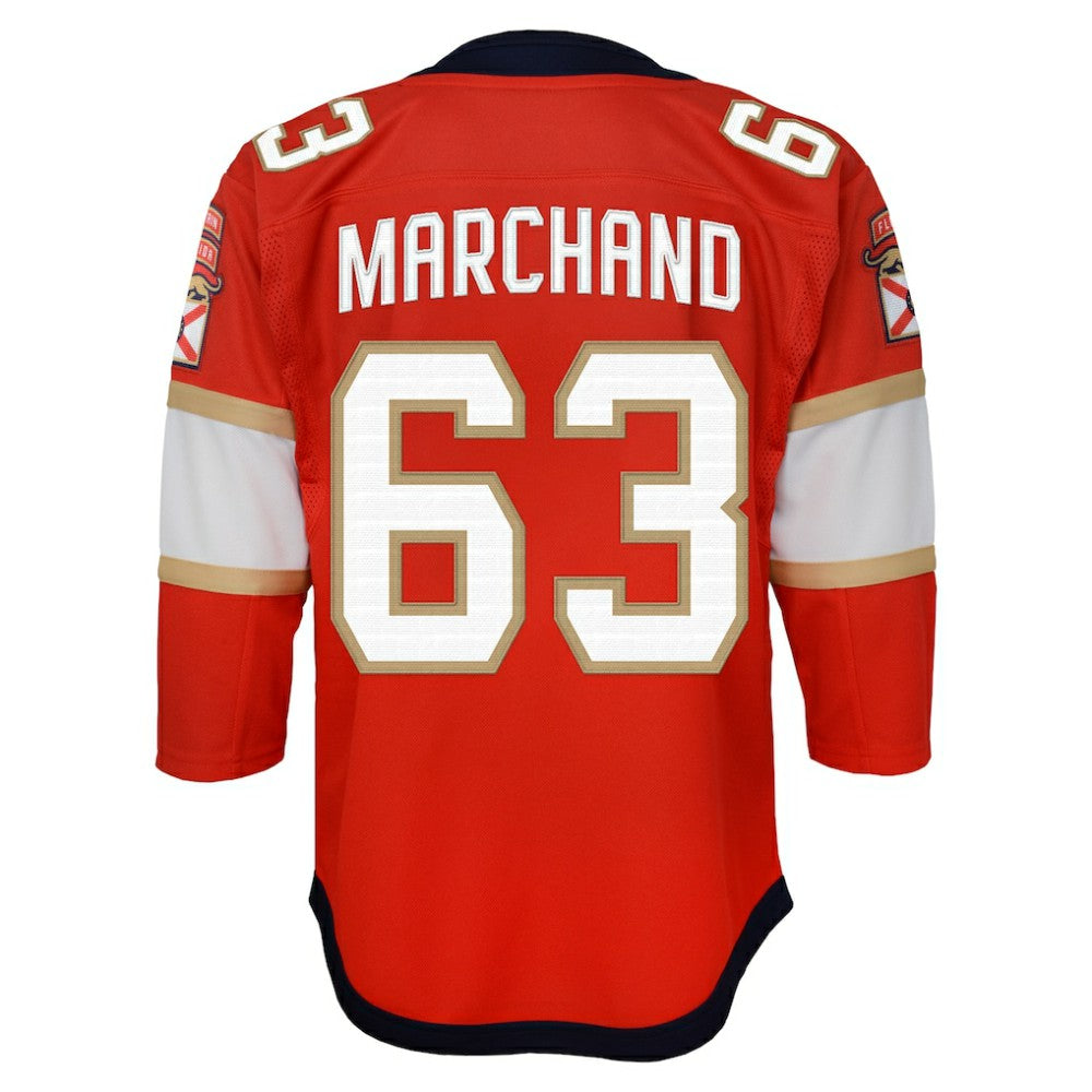 NHL Brad Marchand Florida Panthers Outerstuff Youth Premier Player Jersey - Red