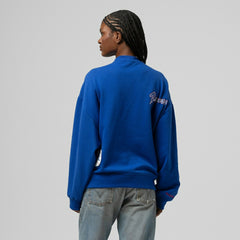 Atlanta Braves Mitchell & Ness Women's Cooperstown Collection Crewneck Sweatshirt - Royal Sweatshirts