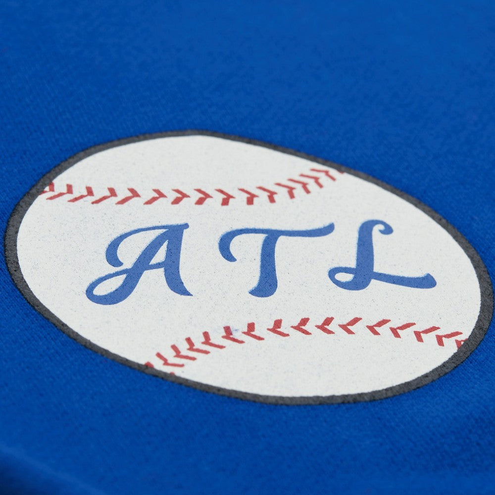 Atlanta Braves Mitchell & Ness Women's Cooperstown Collection Crewneck Sweatshirt - Royal Sweatshirts