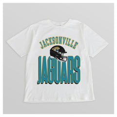 Jacksonville Jaguars Gameday Couture Women's Oversized Classic Fierce Focus T-Shirt White