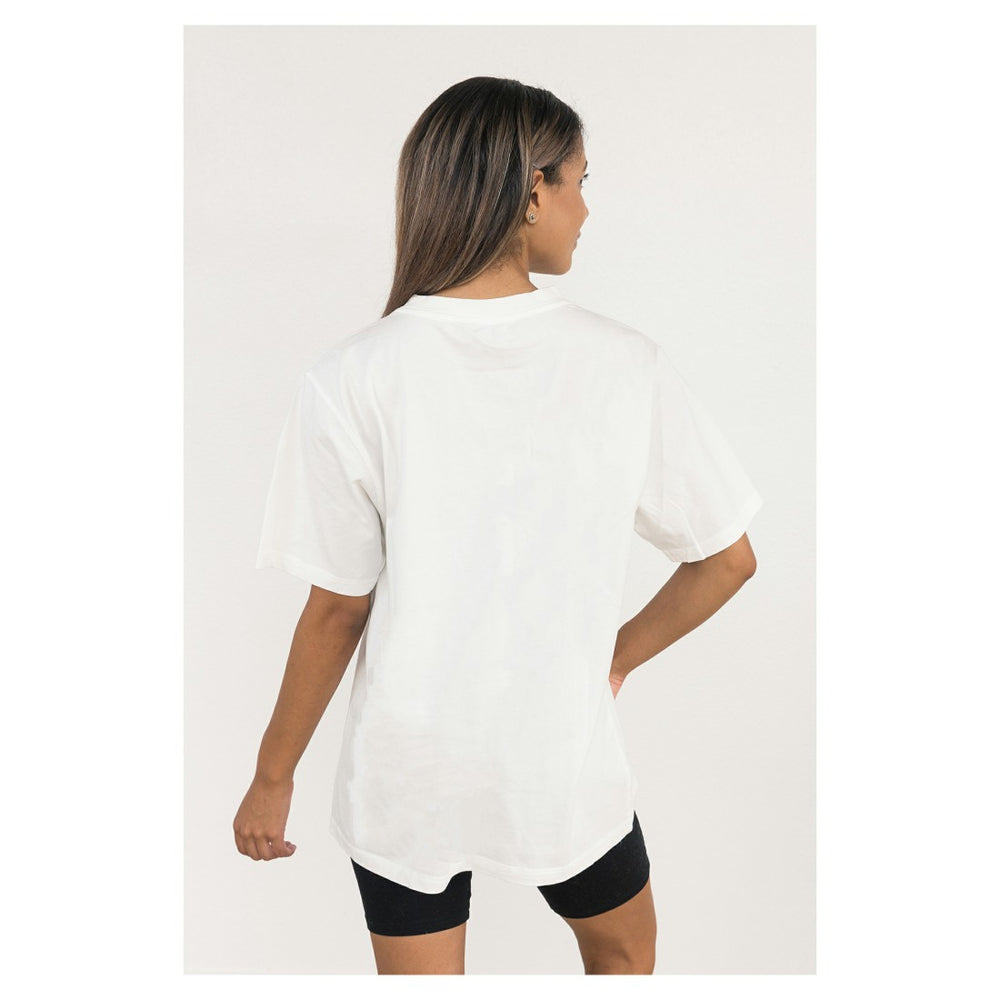 Seattle Seahawks Gameday Couture Women's Oversized Classic Fierce Focus T-Shirt White