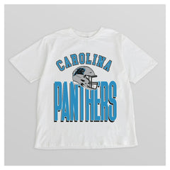 Carolina Panthers Gameday Couture Women's Oversized Classic Fierce Focus T-Shirt White