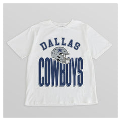 Dallas Cowboys Gameday Couture Women's Oversized Classic Fierce Focus T-Shirt White