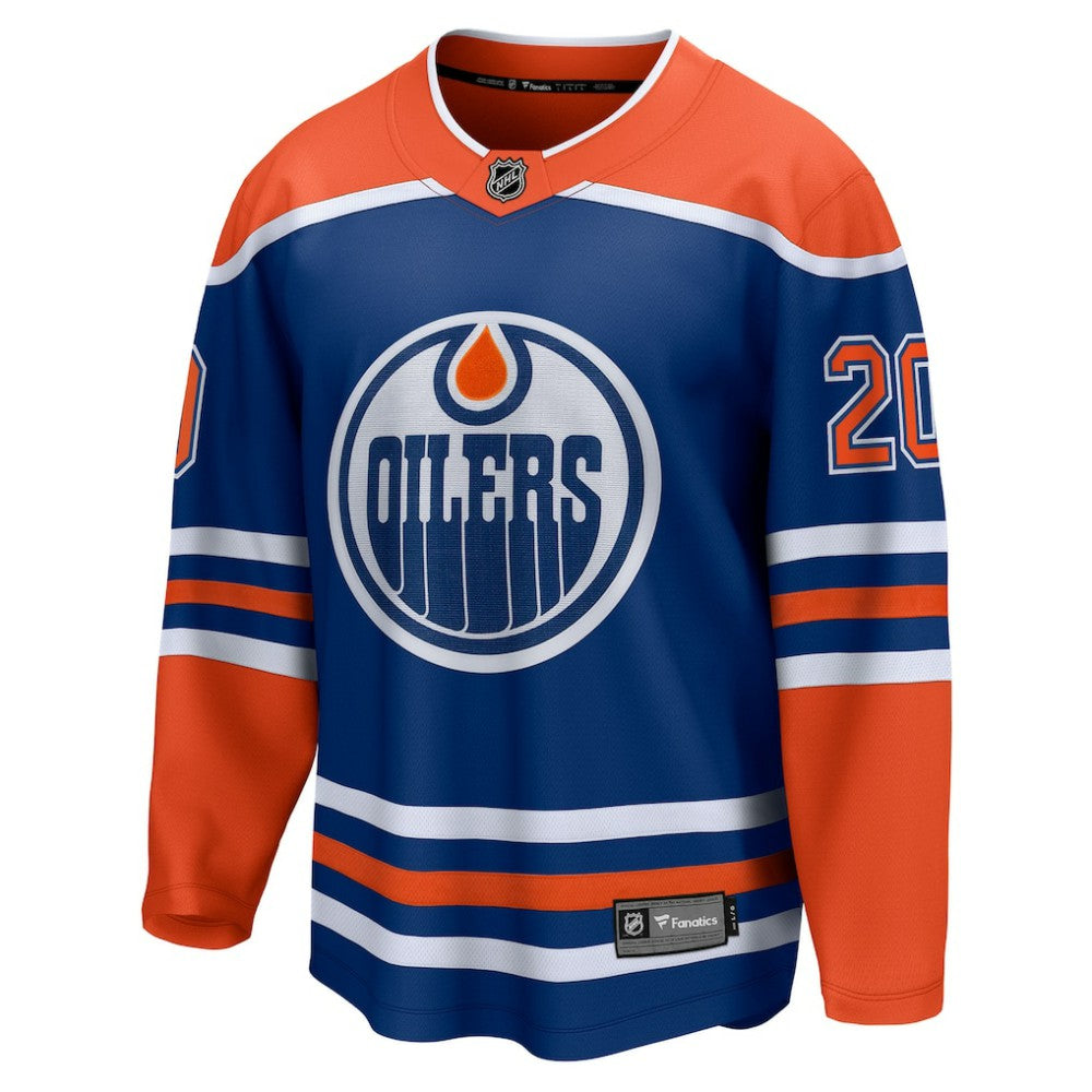 NHL Curtis Lazar Edmonton Oilers Fanatics Home Breakaway Jersey - Royal