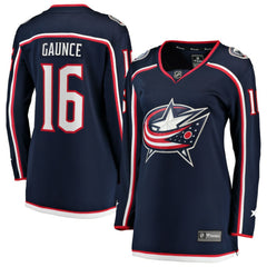 NHL Brendan Gaunce Columbus Blue Jackets Fanatics Women's Home Breakaway Jersey - Navy