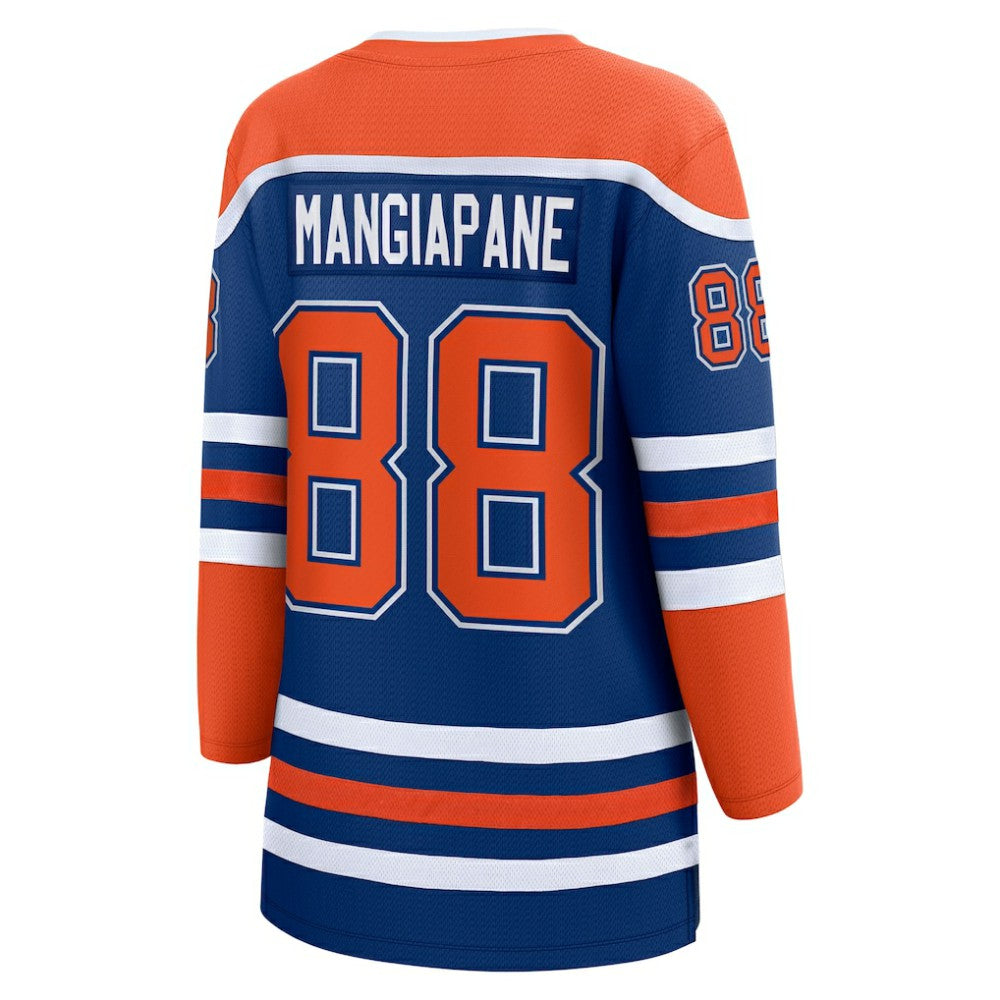 NHL Andrew Mangiapane Edmonton Oilers Fanatics Women's Home Breakaway Jersey - Royal
