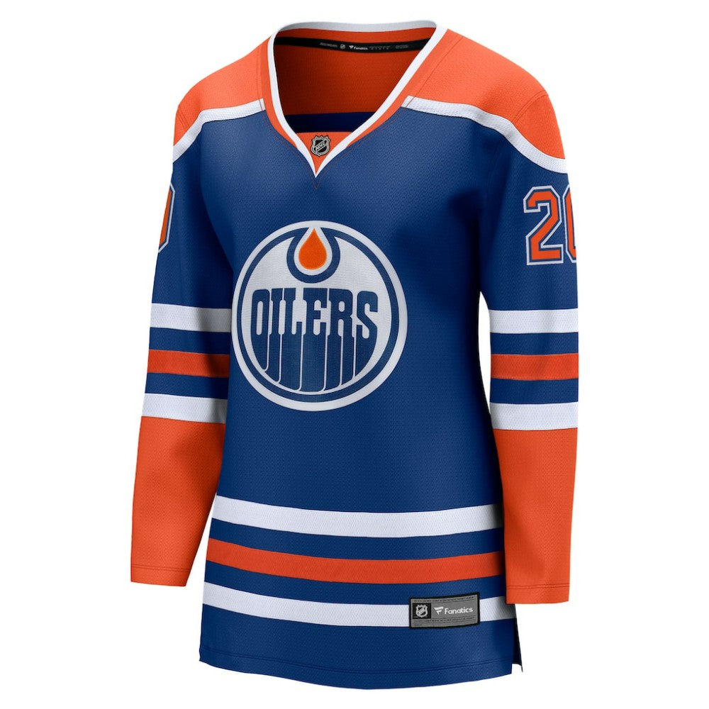 NHL Curtis Lazar Edmonton Oilers Fanatics Women's Home Breakaway Jersey - Royal