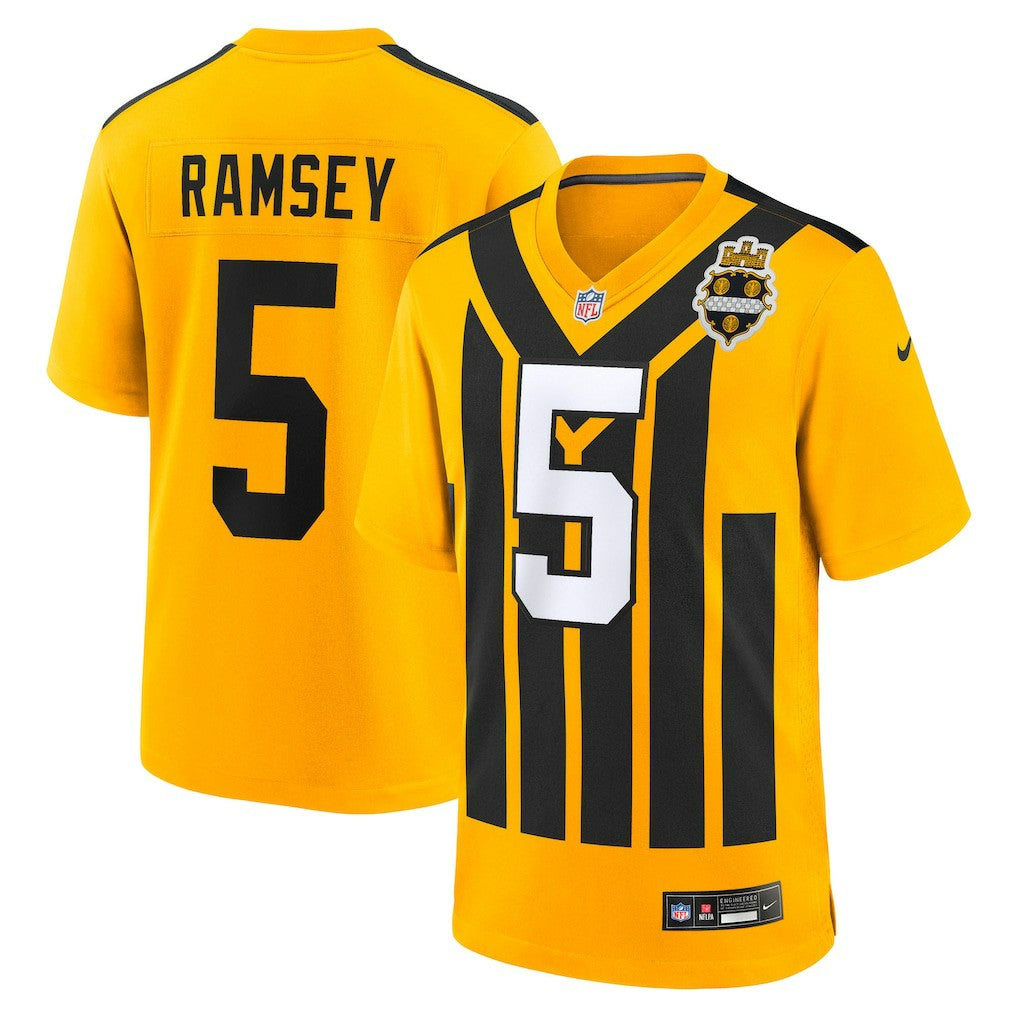 Jalen Ramsey Pittsburgh Steelers Alternate 1933 Throwback Game Jersey Gold