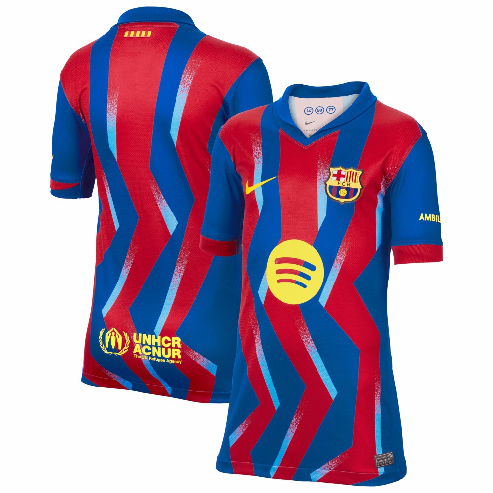 Barcelona Youth 2025/26 Fourth Replica Jersey Blue sale