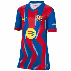 Barcelona Youth 2025/26 Fourth Replica Jersey Blue sale