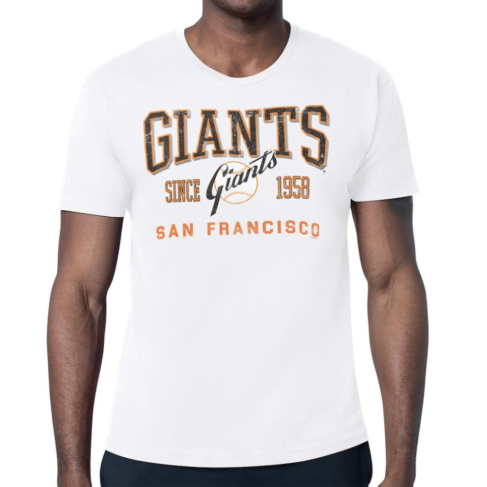 San Francisco Giants Starter Distressed Logo T-Shirt - White T-shirts