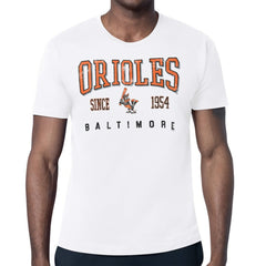 Baltimore Orioles Starter Distressed Logo T-Shirt - White T-shirts